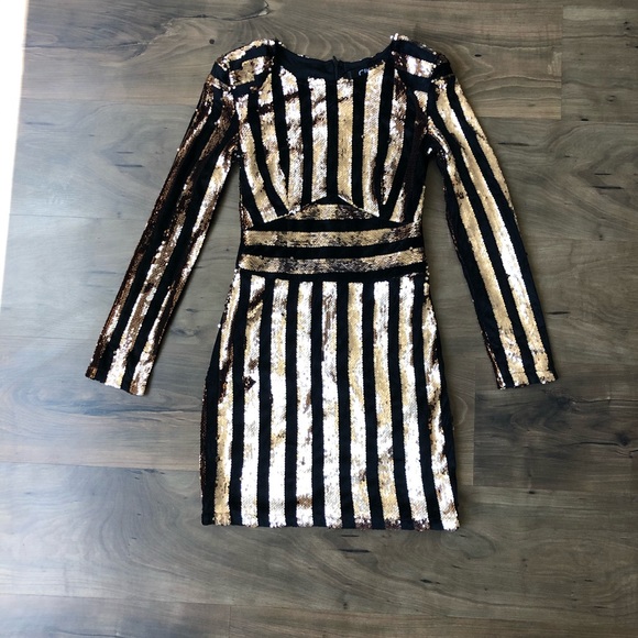 Black and Gold Dress (Zhivago look a like) - Picture 6 of 8